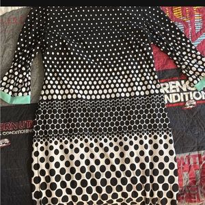 Polka dot formal dress